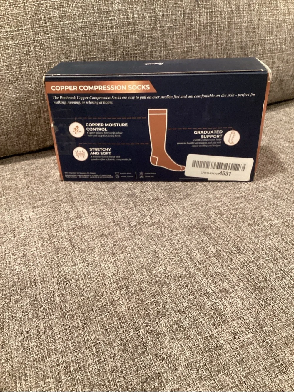 Copper Compression Socks - 3 Pairs by Rembrandt